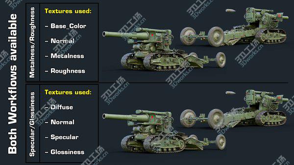 images/goods_img/20210312/3D Rigged B-4 Howitzer GameReady/4.jpg